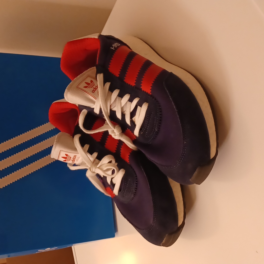 Adidas Originals I-5923 (Iniki) Boost Shoes Men's 10 Red White Blue